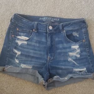 American Eagle Distressed Denim Shorts